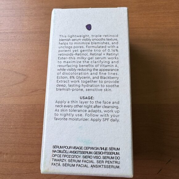GLOW RECIPE Blackberry Retinol Blemish Serum NEW 1 oz Full Size - Picture 4 of 6